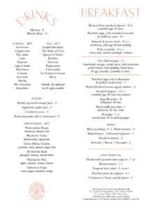 George Parlour Daytime Menu P2 The George in Rye