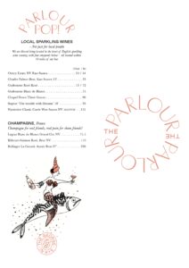 George Parlour Evening Menu The George in Rye