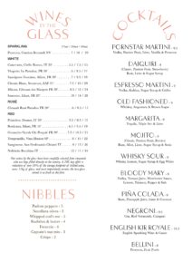 George Parlour Evening Menu P2 The George in Rye