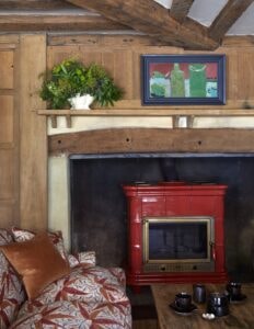 Ground Sitting Room with tea detail portrait 2022_05_09_The George in Rye_1304 The George in Rye